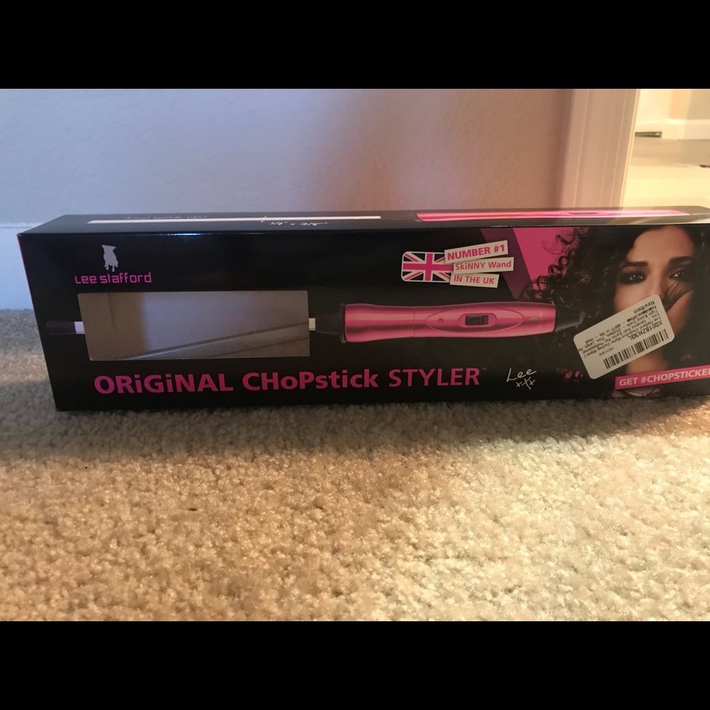 Square barrel curling iron